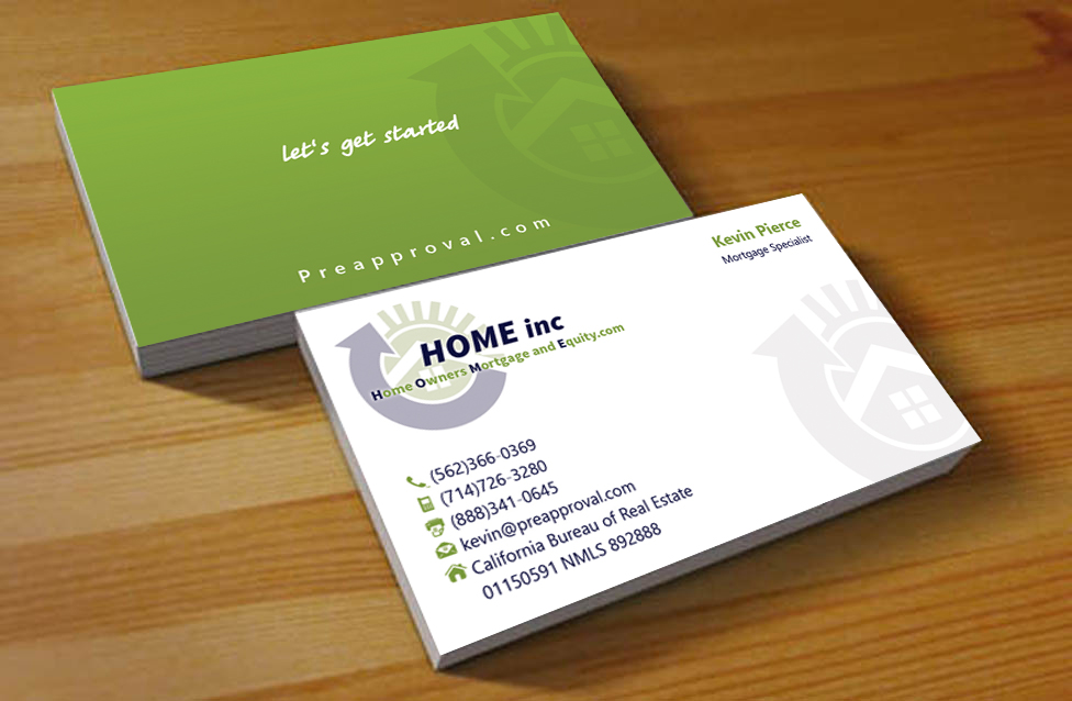 Diseño de Tarjeta de Presentación por Hardcore Design para HOME inc | Diseño #4213624