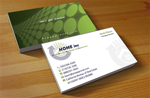 Business Card Design by Hardcore Design for HOME inc | Design: #4213630