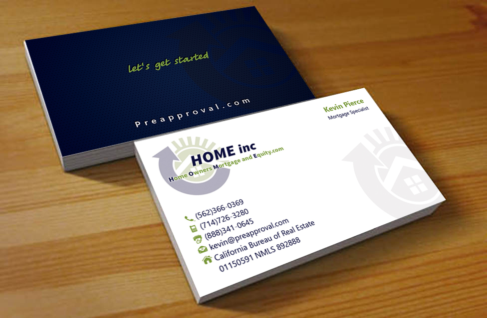 Business Card Design by Hardcore Design for HOME inc | Design #4213645