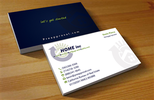Business Card Design by Hardcore Design for HOME inc | Design: #4213645