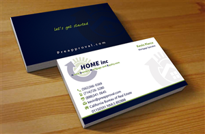 Business Card Design by Hardcore Design for HOME inc | Design: #4213662