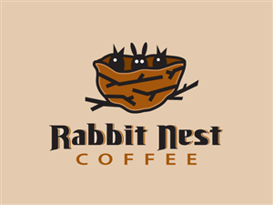 Rabbit Nest Coffee | Diseño de Logo por Buck Tornado