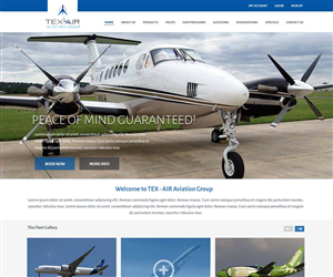 Aviation Management Company Seeking website | WordPress-Design von WebPixel