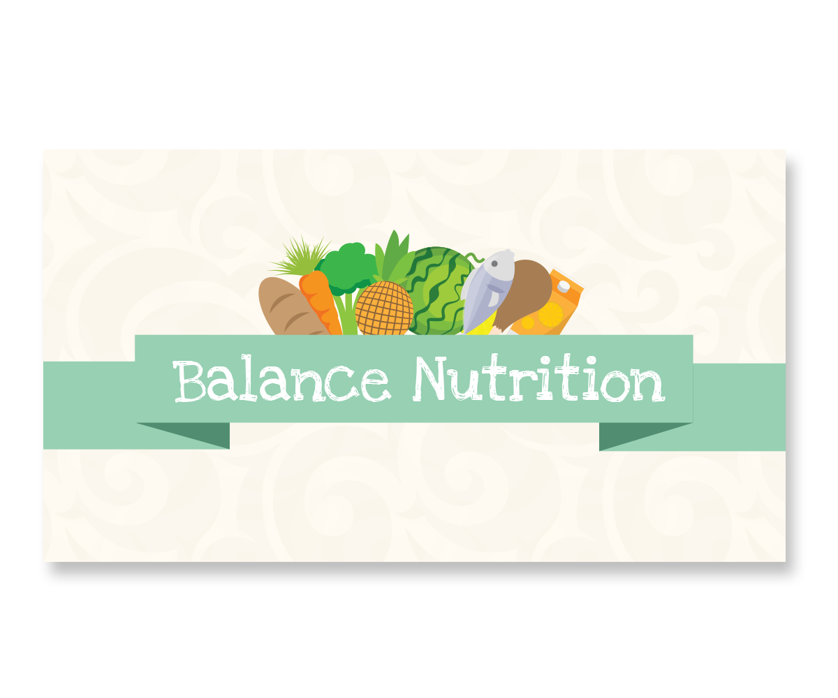 Business Card Design by DVM_Design for Balance Nutricion | Design #4189762
