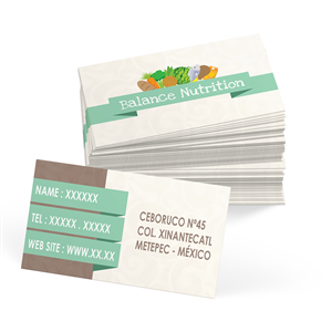 Business Card Design by DVM_Design for Balance Nutricion | Design: #4189789