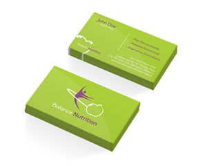 Business Card Design by DVM_Design for Balance Nutricion | Design: #4196590