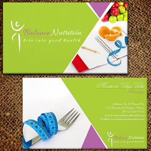 Business Card Design by rAmjhu for Balance Nutricion | Design: #4229092