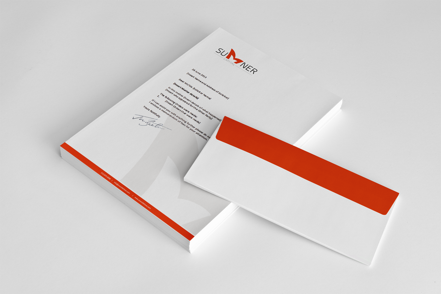 Stationery Design by Sarah Mathews for this project | Design #4392540