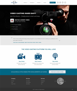 Web Design by pb for DistantLink Mobile Video Conferencing & Telecommunications Inc. | Design: #4226465