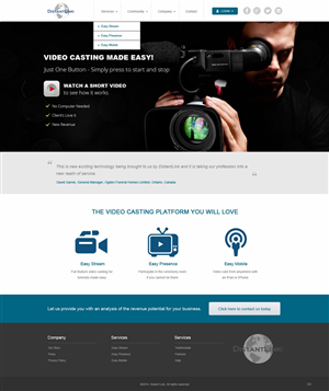 Web Design by pb for DistantLink Mobile Video Conferencing & Telecommunications Inc. | Design: #4226467