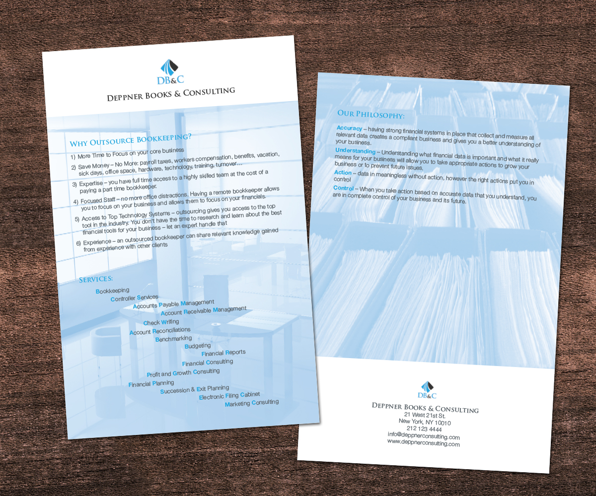 Broschüren-Design von Augie Design für dieses Projekt | Design #4219285