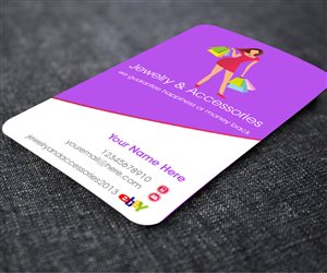 jewelry,purses,pj's,and retro bathing caps | Diseño de Tarjeta de Presentación por Aaaron