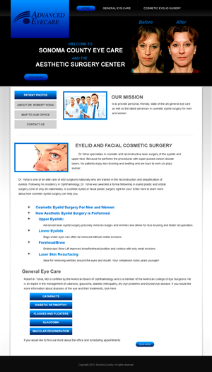 Advanced Cataract Surgery and Cosmetic Eyelid Surgery | Web Design par creativoangle