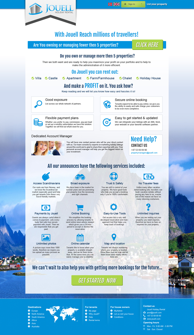 Web-Design von Chikki für Vide Digital AS | Design #4202059