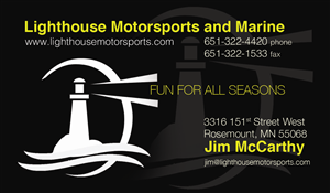 Design de Carte de Visite par asliaykaya pour Lighthouse Motorsports and Marine | Design #4189394