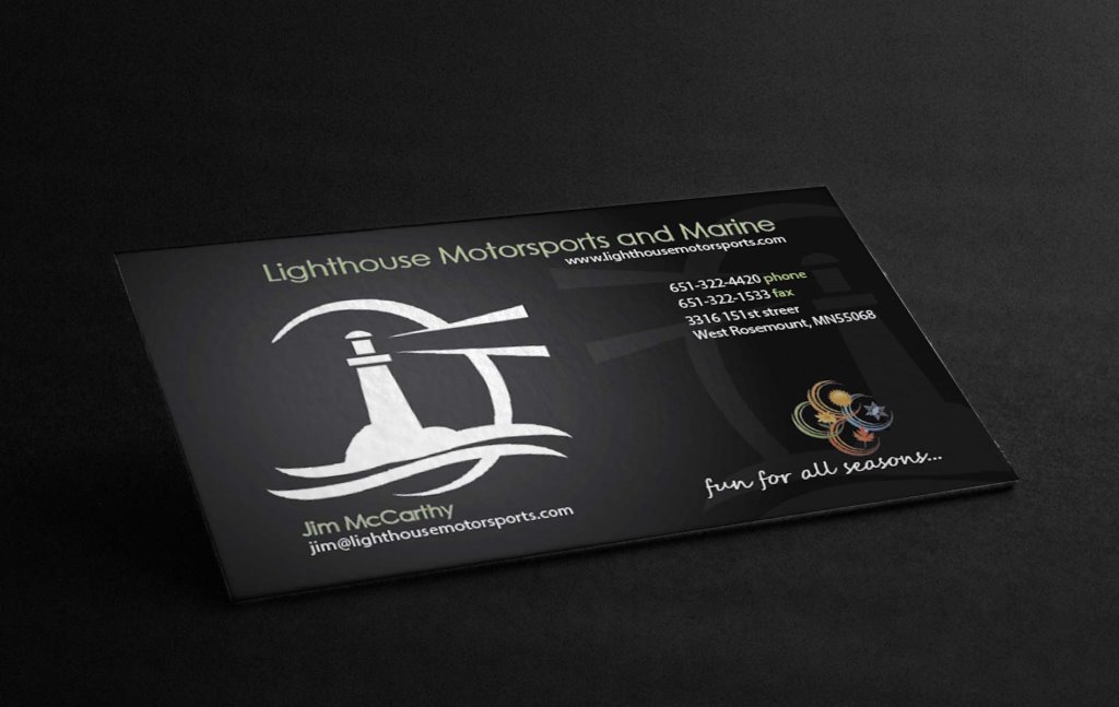 Business Card Design by ARCHI.RASEL for Lighthouse Motorsports and Marine | Design #4202531