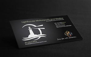 Design de Carte de Visite par ARCHI.RASEL pour Lighthouse Motorsports and Marine | Design #4204850