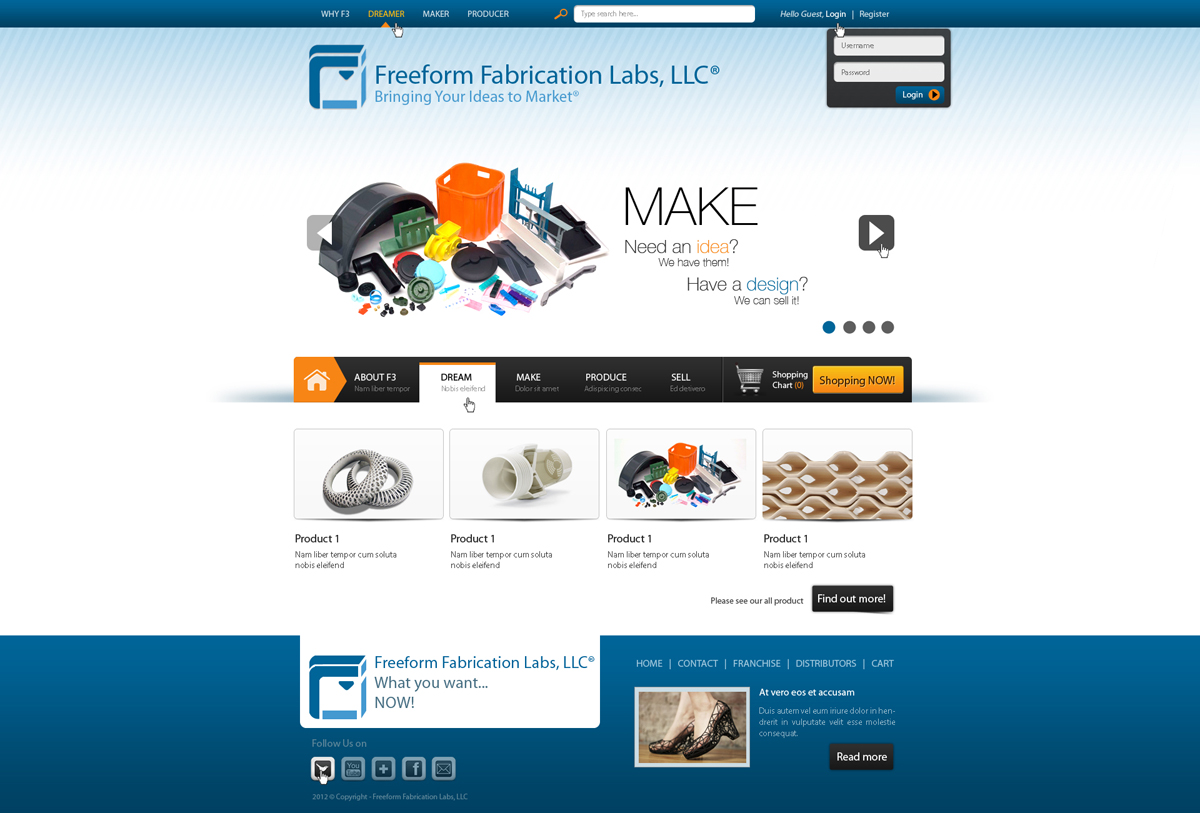 Web Design by AriefK for this project | Design #1190865