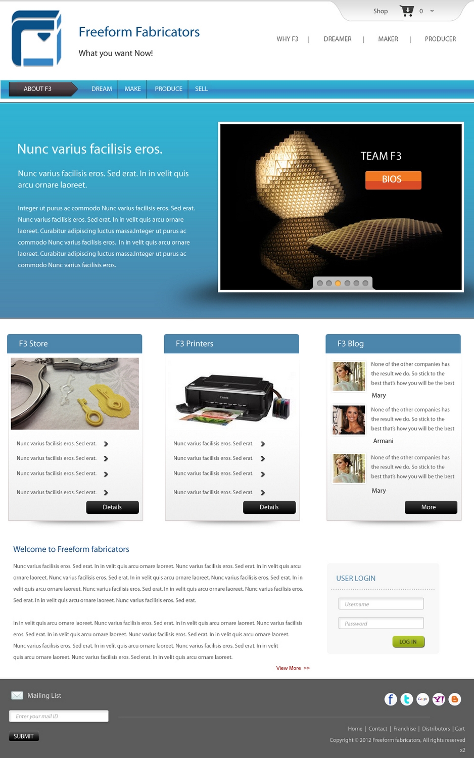 Web Design by pb for this project | Design #1187564