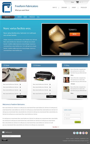 Web Design by pb for this project | Design: #1187564