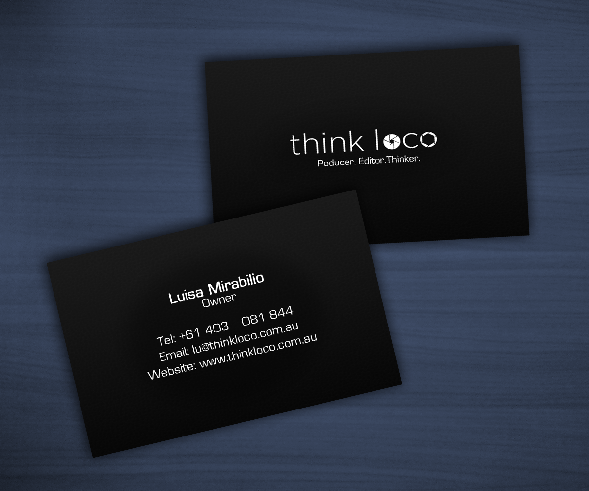 Business Card Design by HLDesign for Think Loco | Design #4204343