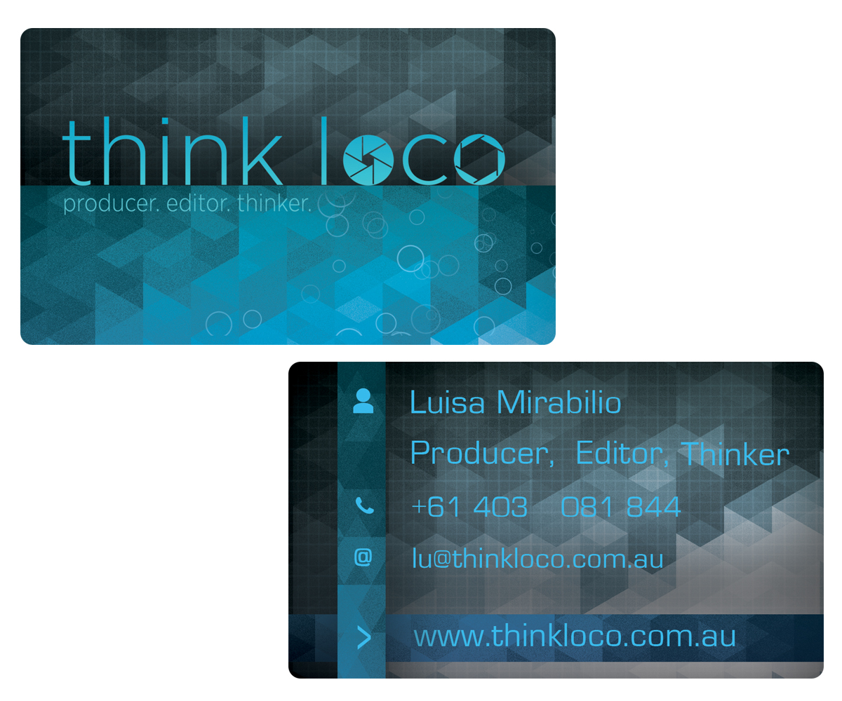 Design de Carte de Visite par shahrukh919 pour Think Loco | Design #4197274