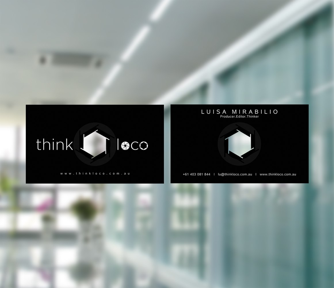 Diseño de Tarjeta de Presentación por diRtY.EMM para Think Loco | Diseño #4212650