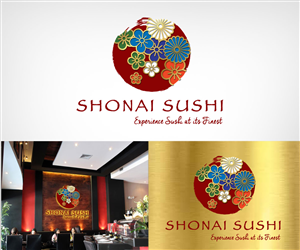 Shonai Sushi or SHONAI SUSHI | Logo Design by Khoo