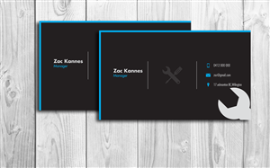Plumber needs a business card