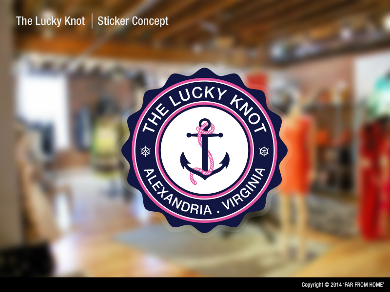 Design Autocollant par Withdrawn pour THE LUCKY KNOT | Design : #4216943