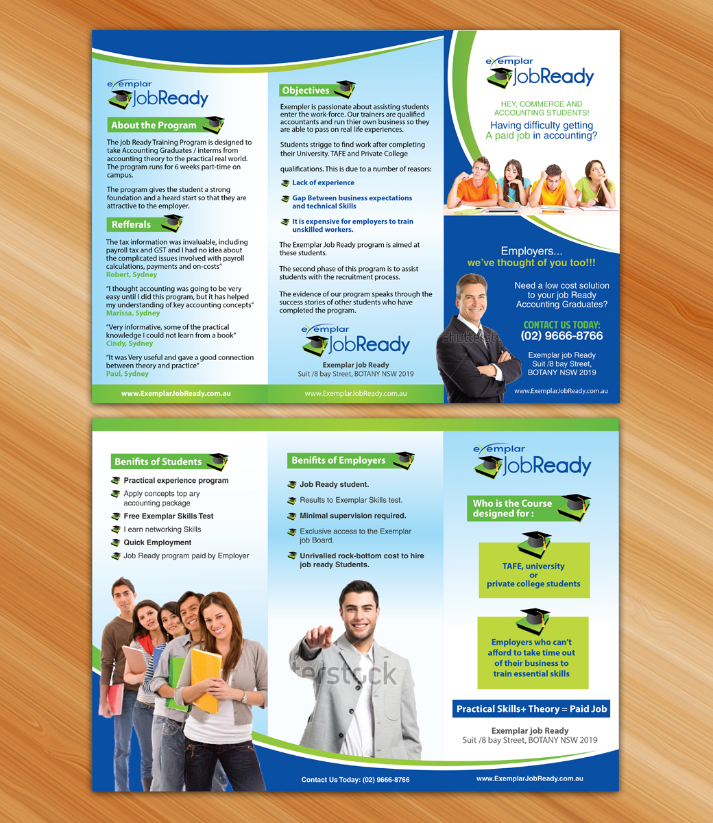 Design de Brochure par Sarmishtha Chattopadhyay_loginchange pour Exemplar Performance Advantage | Design #4214763