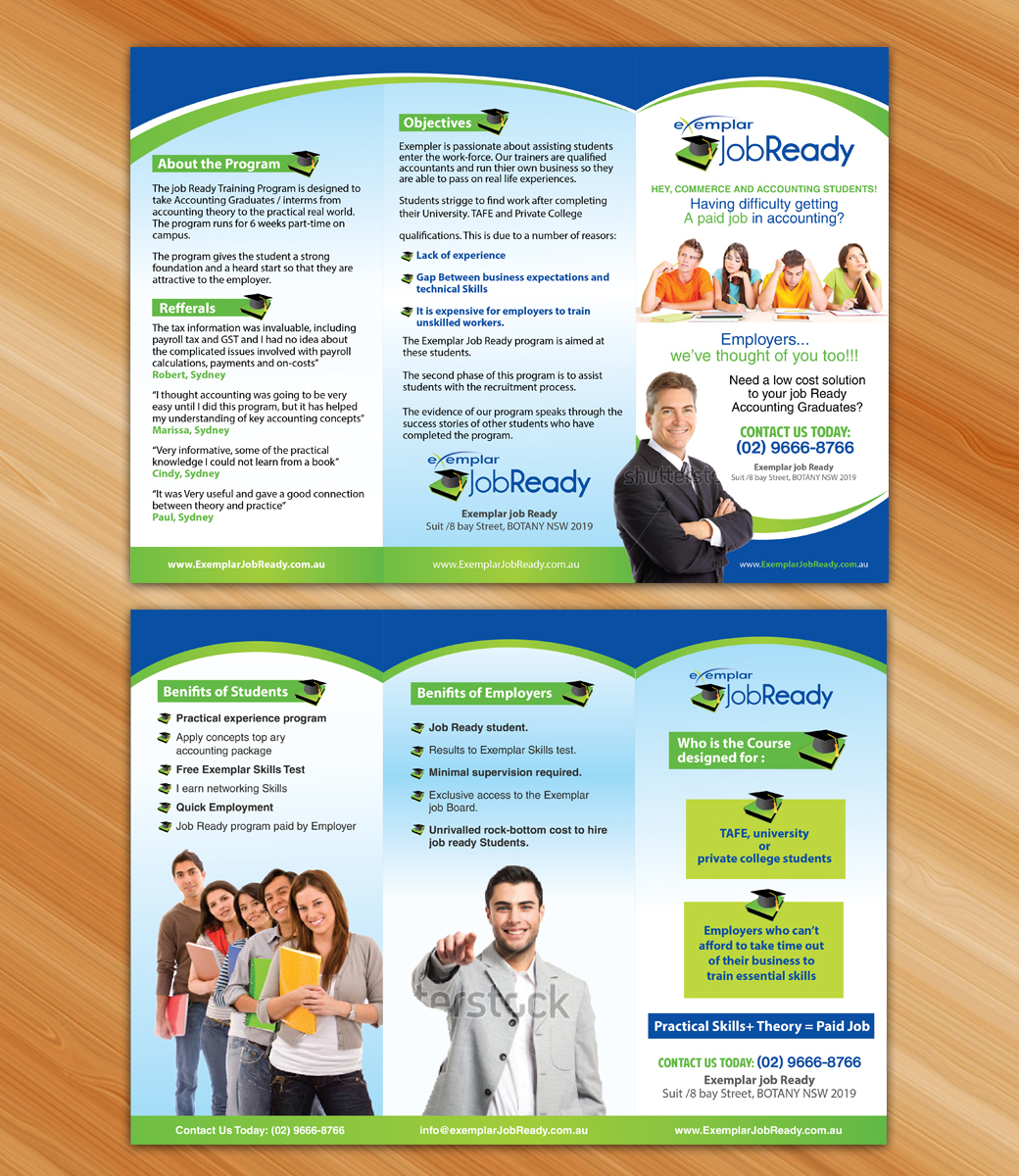 Design de Brochure par Sarmishtha Chattopadhyay_loginchange pour Exemplar Performance Advantage | Design #4215429
