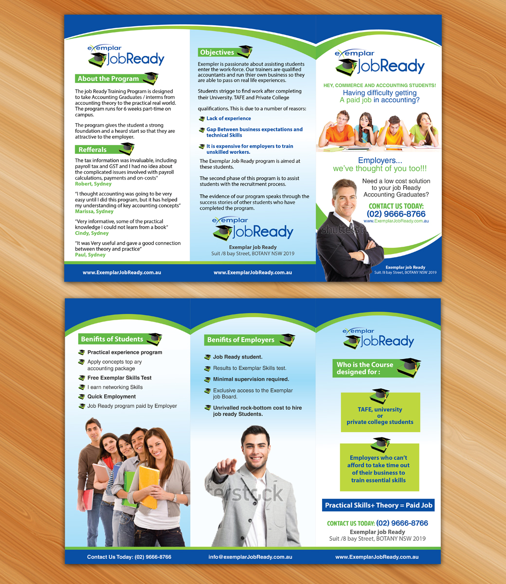 Design de Brochure par Sarmishtha Chattopadhyay_loginchange pour Exemplar Performance Advantage | Design #4215571