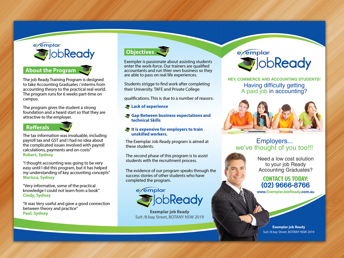 Brochure Design by Sarmishtha Chattopadhyay_loginchange for Exemplar Performance Advantage | Design: #4217840