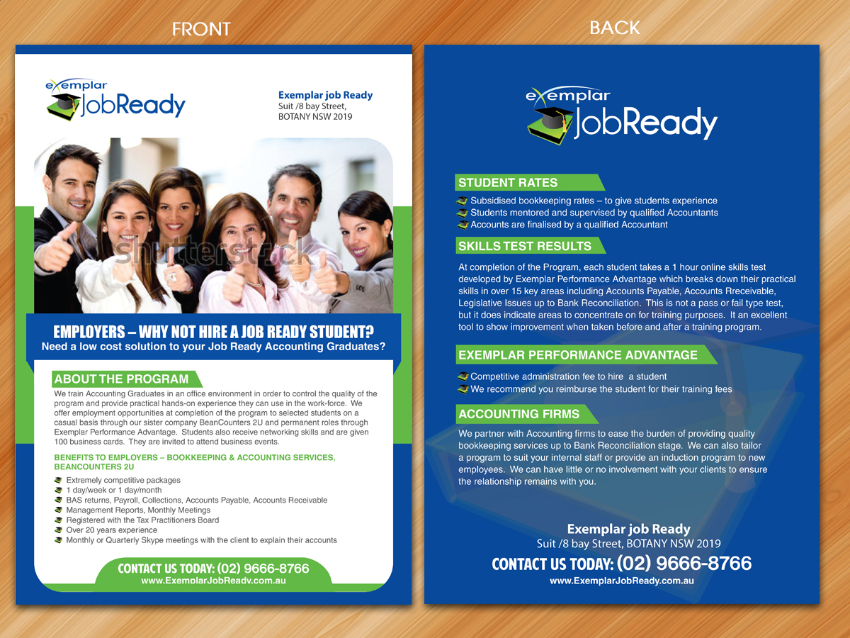 Design de Brochure par Sarmishtha Chattopadhyay_loginchange pour Exemplar Performance Advantage | Design #4230154