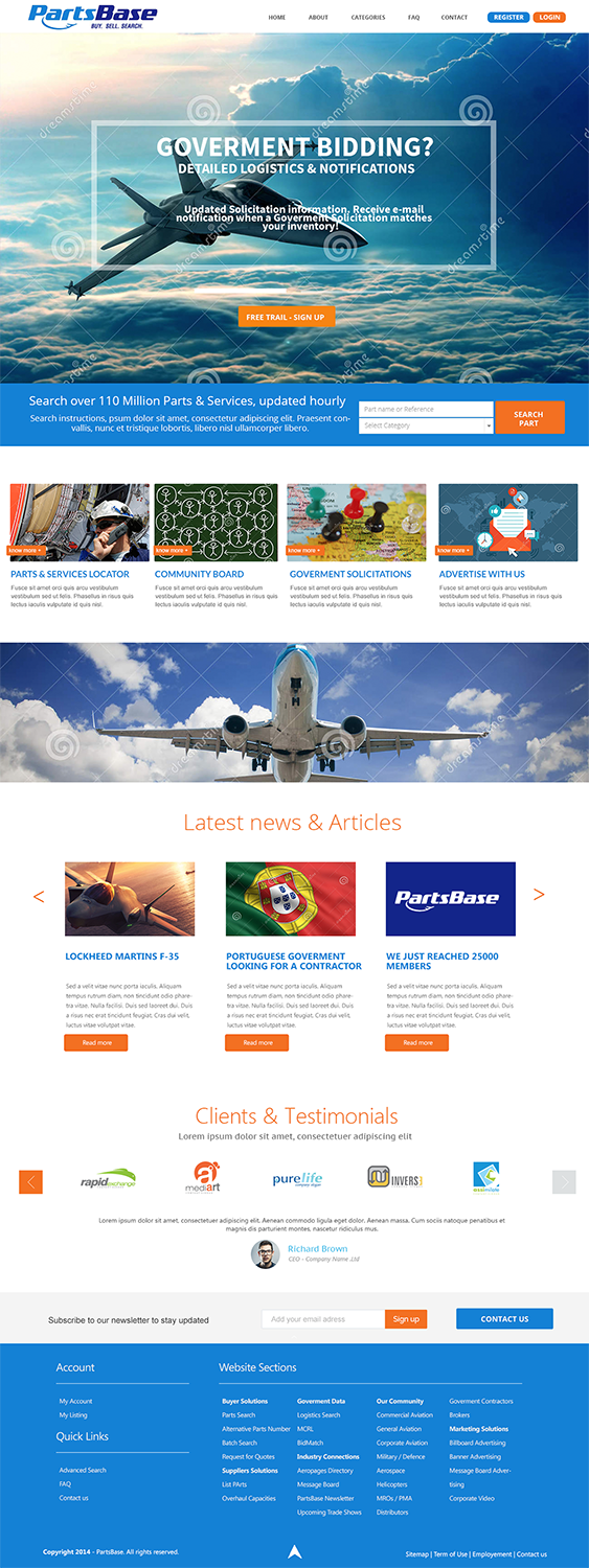 Web Design by PauloF for this project | Design #4200465