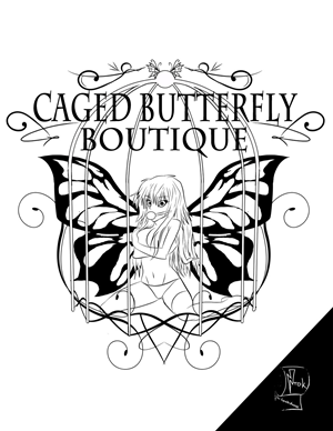 T-shirt Design by  Ntok for Caged Butterfly Boutique | Design: #4275158