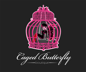 T-Shirt-Design von alemi für Caged Butterfly Boutique | Design #4519978