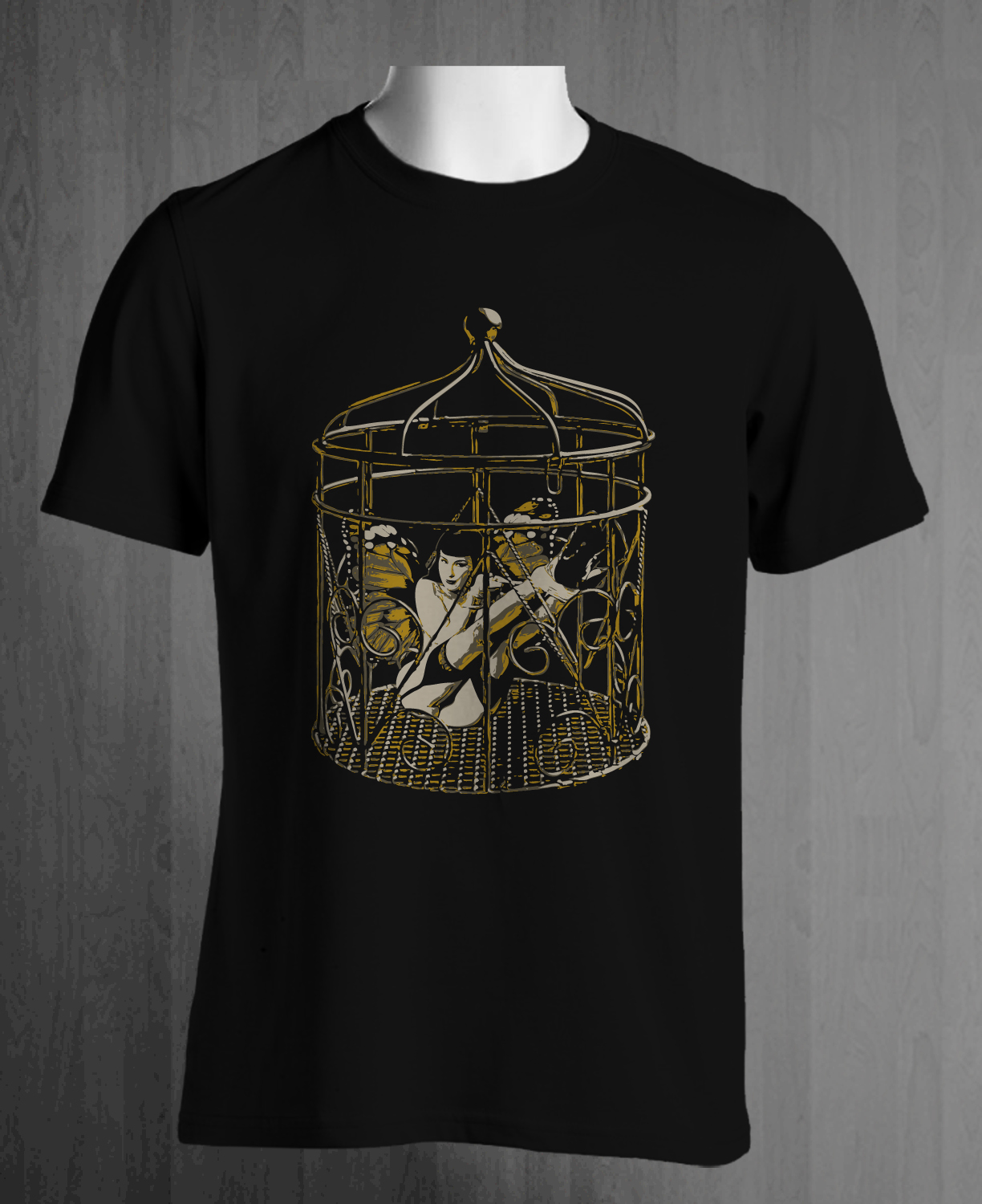 T-shirt Design by Adrian for Caged Butterfly Boutique | Design #4213141