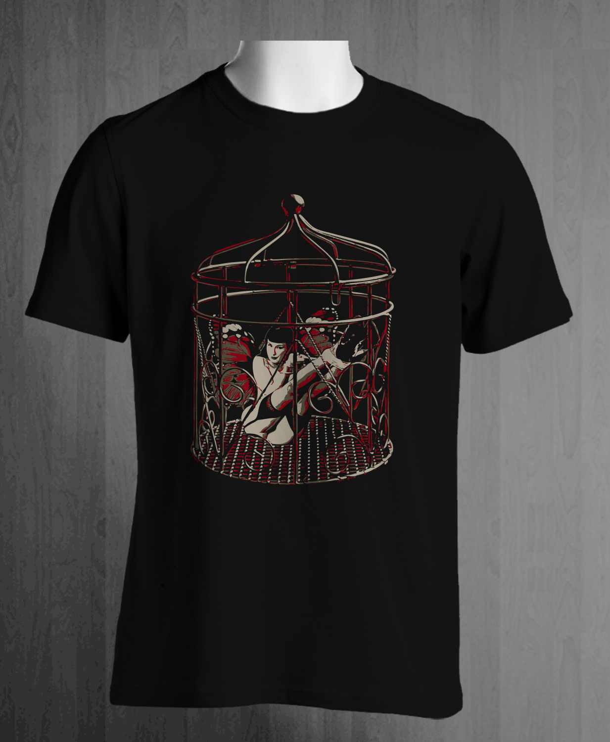 Diseño de Camiseta por Adrian para Caged Butterfly Boutique | Diseño #4218971