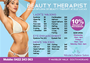 Flyer Design by  Muller Villegas for this project | Design: #4203547
