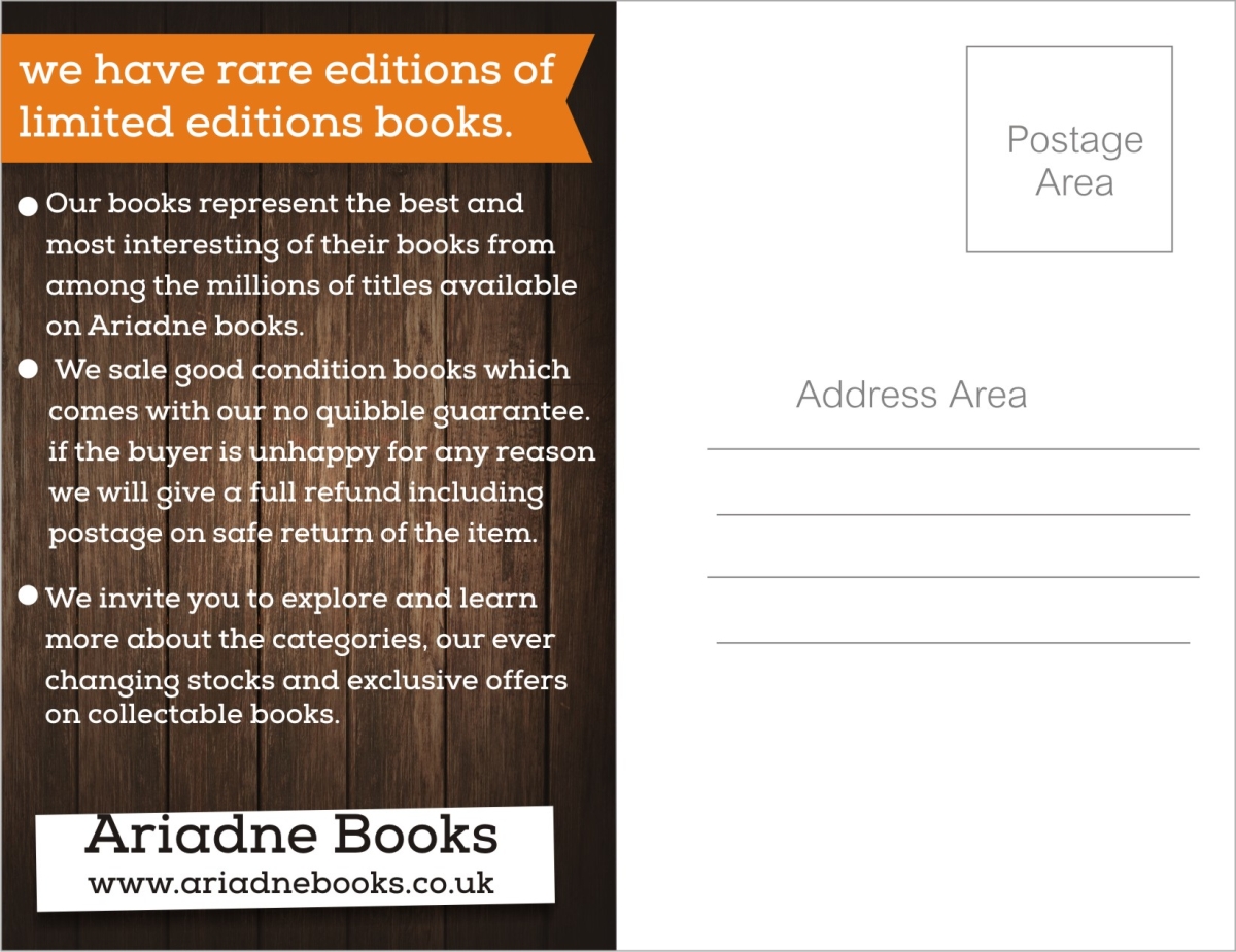 Postcard Design by ravi_k5 for Ariadne Books | Design #4215023