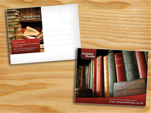 Postcard Design by alessandroevge for Ariadne Books | Design: #4198994