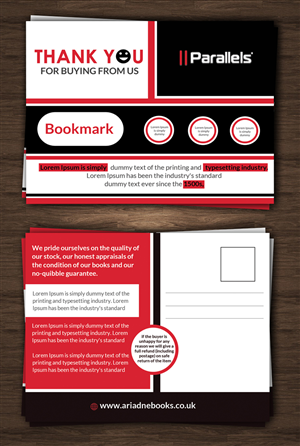 Postkarten-Design von ESolz Technologies für Ariadne Books | Design #4208833