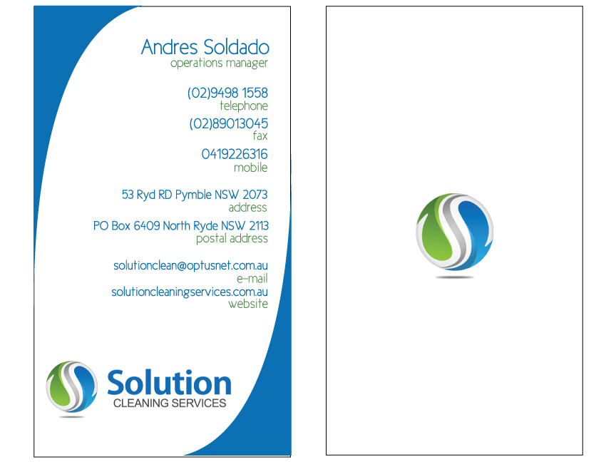Business Card Design by hahahahans for this project | Design #170924