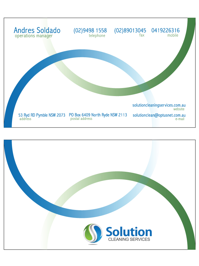Business Card Design by hahahahans for this project | Design #171801