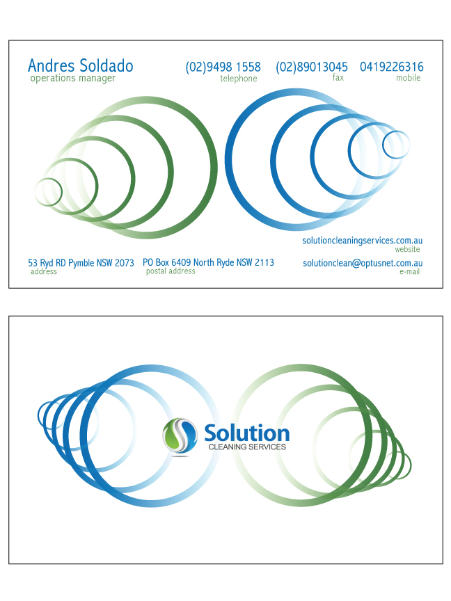 Business Card Design by hahahahans for this project | Design #171805