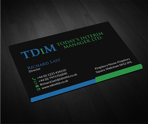 Business Card Design by Sarah Haroon for this project | Design: #4201847