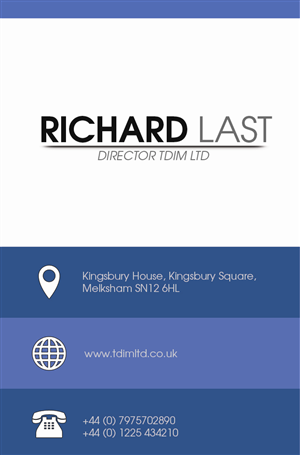 Business Card Design by Hamzah