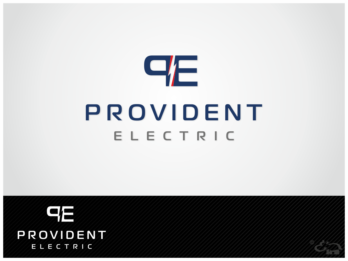 Logo Design by HYPdesign for Provident Electric, Inc. | Design #1188743